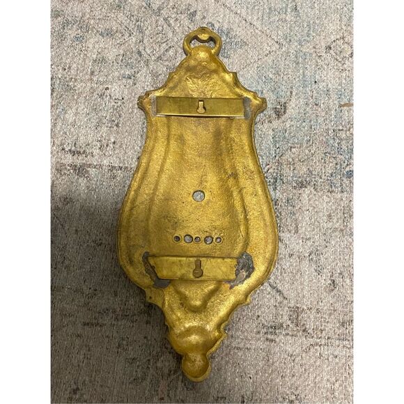 Vintage Solid Brass Ornate Victorian Style Sconce Plate Base - Picture 2 of 4